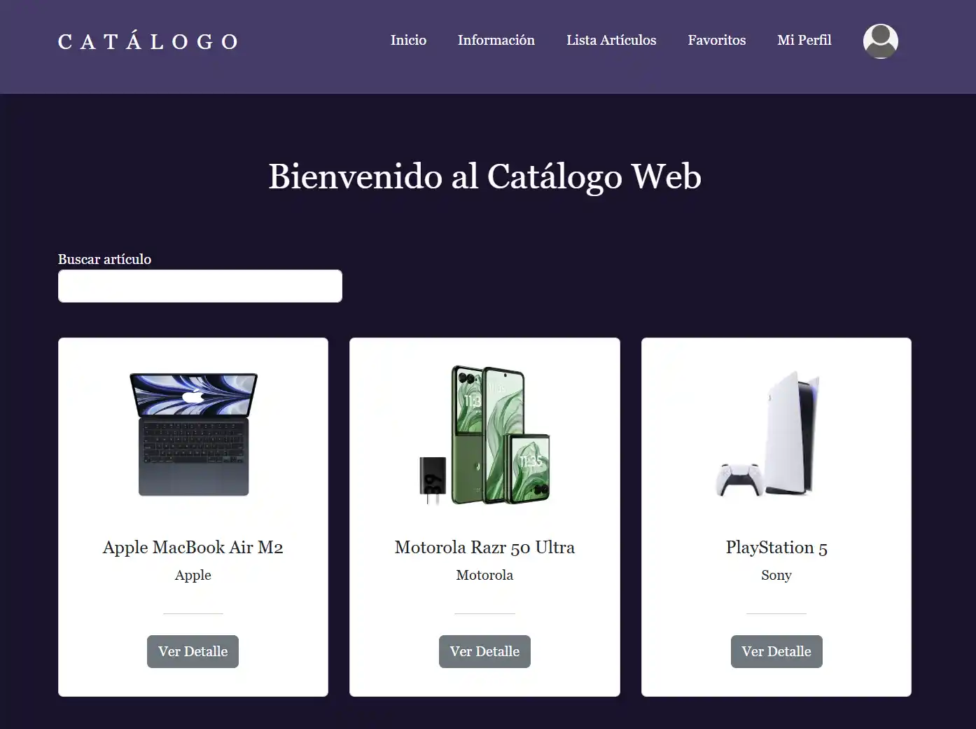 CatálogoWeb